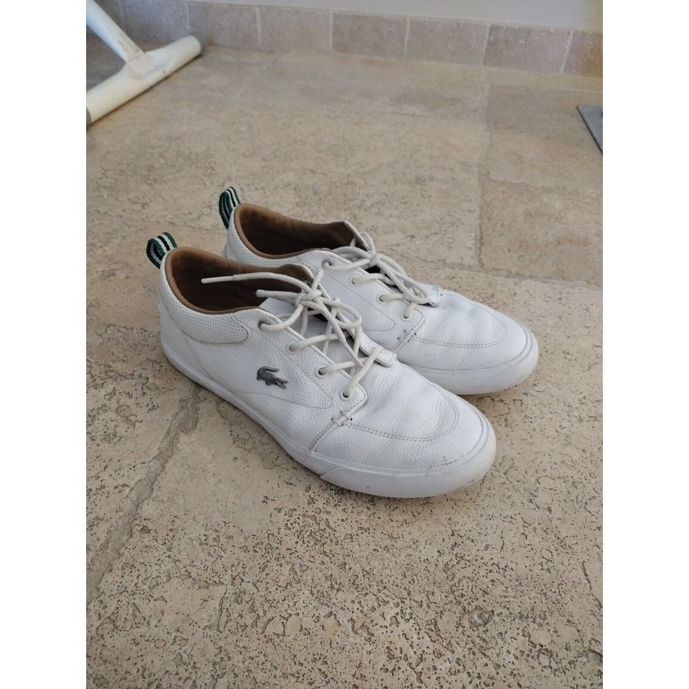 LACOSTE Men's Bayliss 119 Sneakers‎ Size 8 White - Picture 2 of 9